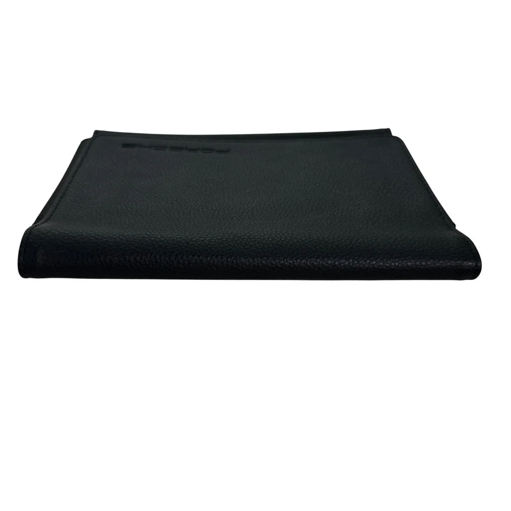 PORSCHE OEM Black Leather Owners Manual Portfolio Document Holder Organizer